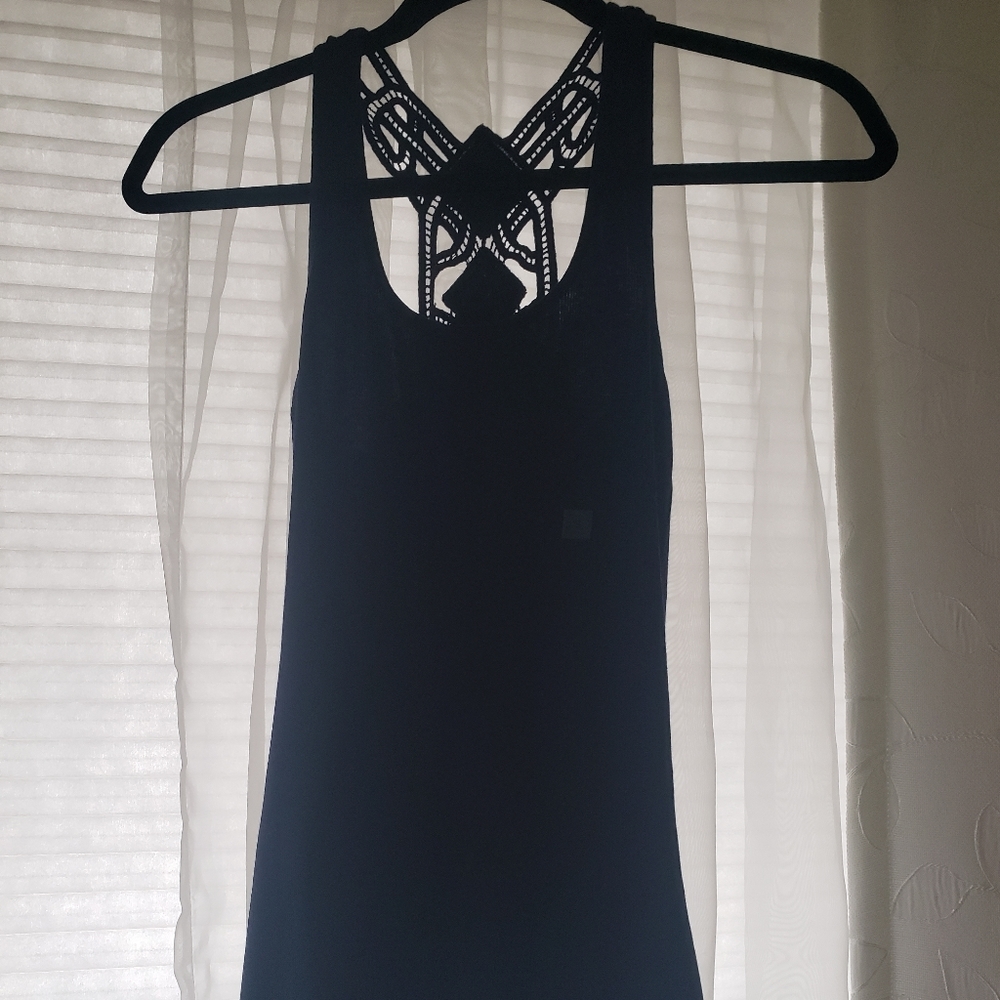 navy blue tank top